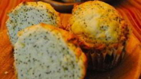 лимонные маффины с маком