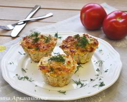 Маффины из индейки с укропом