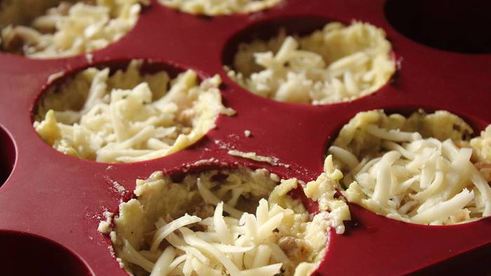 маффины из кабачков с грибами