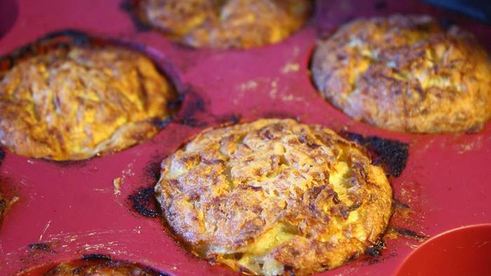 маффины из кабачков с грибами