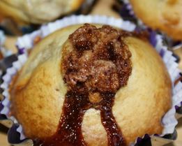 Маффины с бананом и сгущенкой