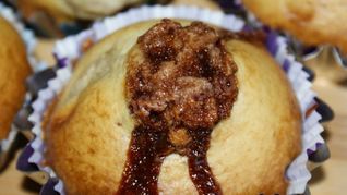 Маффины с бананом и сгущенкой