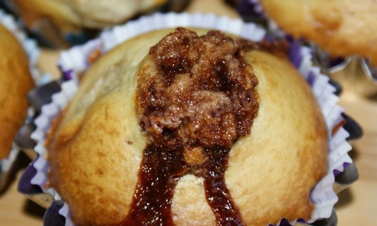 Рецепт маффинов с бананом и сгущенкой