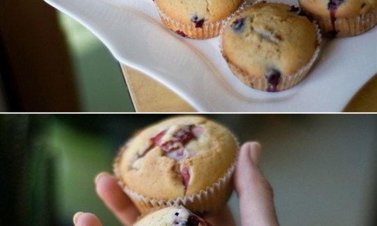 Рецепт маффинов с голубикой