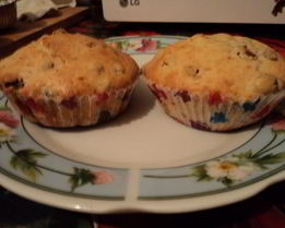 Маффины с изюмом