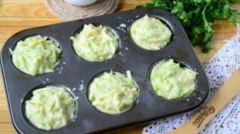 маффины с кабачком и сыром