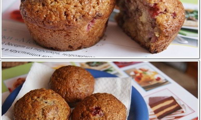 Рецепт маффинов с клубникой