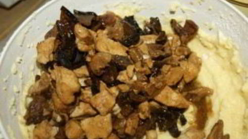 маффины с курицей и грибами