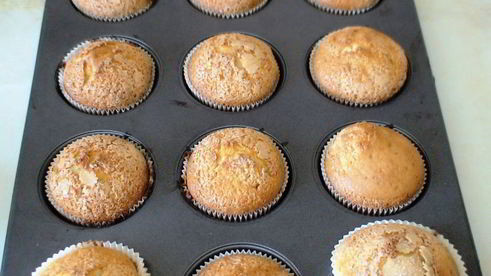 маффины с лимонной ноткой и шоколадными каплями