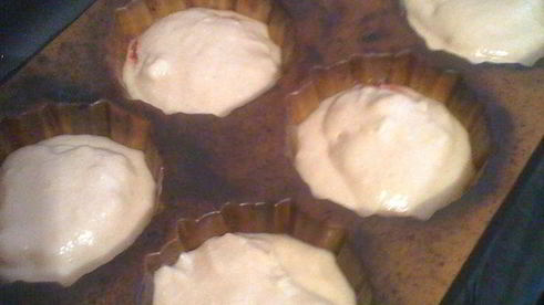 маффины с малиной