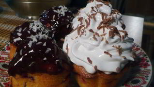 Маффины с ягодами