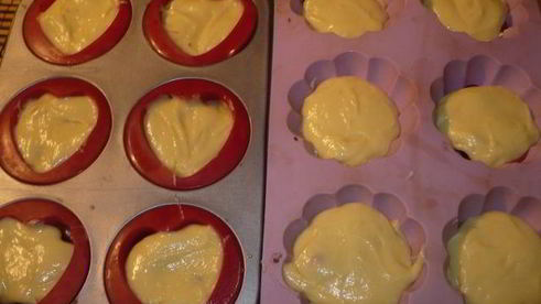 маффины с ягодами