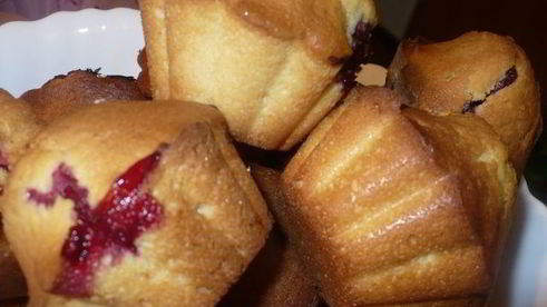 маффины с ягодами