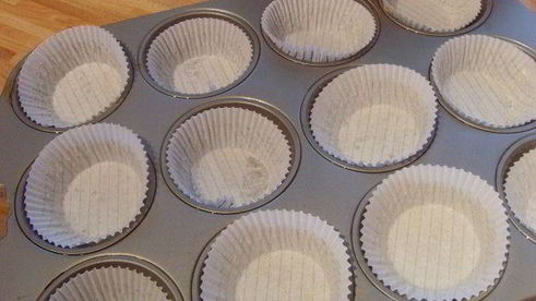 маффины со штрейзелем и ревенем