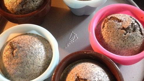 маково-ореховый маффин без муки