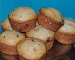 Низкокалорийные Маффины с бананами и шоколадом