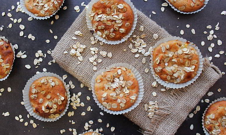 Рецепт овсяных маффинов с яблоками