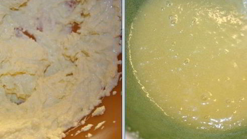 творожные маффины с кремом патисьер и черешней