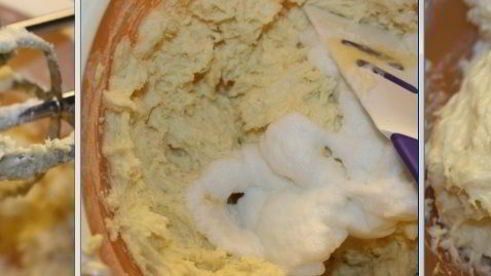 творожные маффины с кремом патисьер и черешней