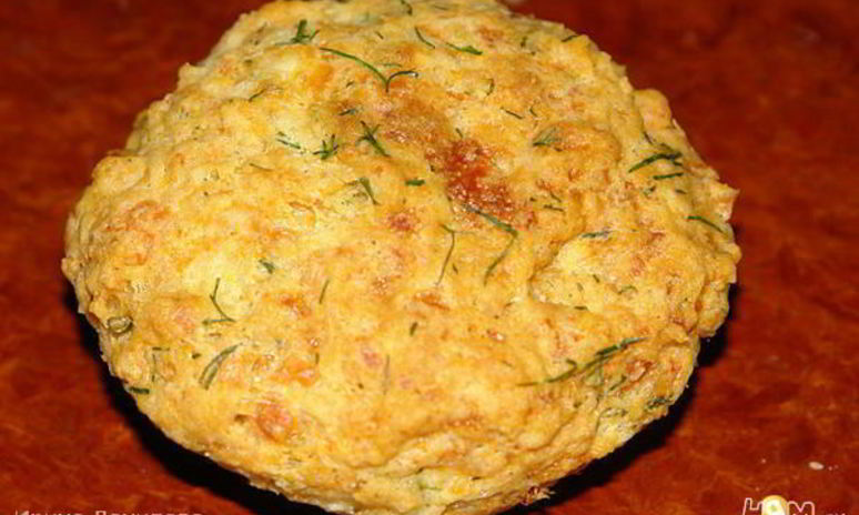 Рецепт творожных маффинов с укропом, чесноком и сыром