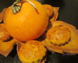 Тыквенные маффины в апельсиново-морковном сиропе