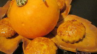 Тыквенные маффины в апельсиново-морковном сиропе