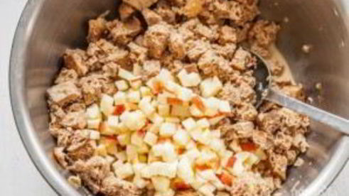 яблочно-хлебные маффины