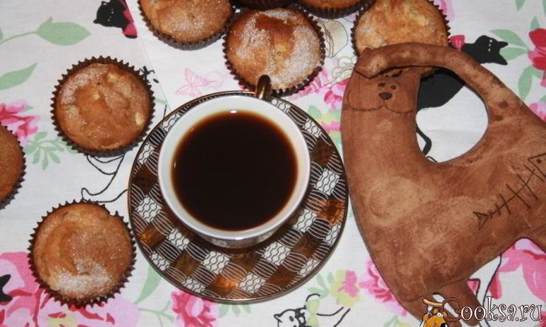 Рецепт яблочно-медовых маффины