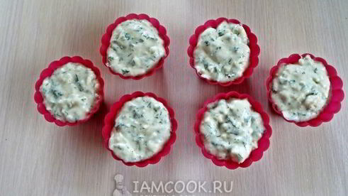 закусочные маффины с сыром и укропом
