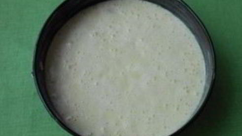 манник на кефире простой