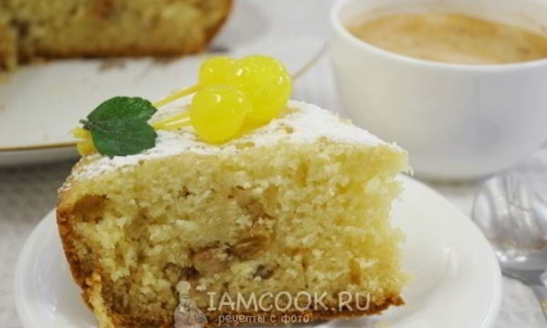 Рецепт манника на кефире с мукой в мультиварке