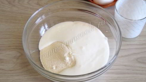 манник на кефире в мультиварке