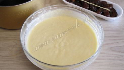 манник на кефире в мультиварке