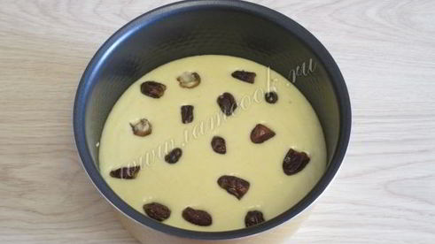 манник на кефире в мультиварке