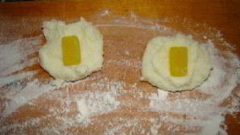 манник на сковороде