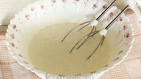 манник на сметане с яблоками