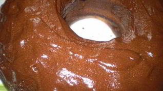 Манник на сметане в шоколадной глазури