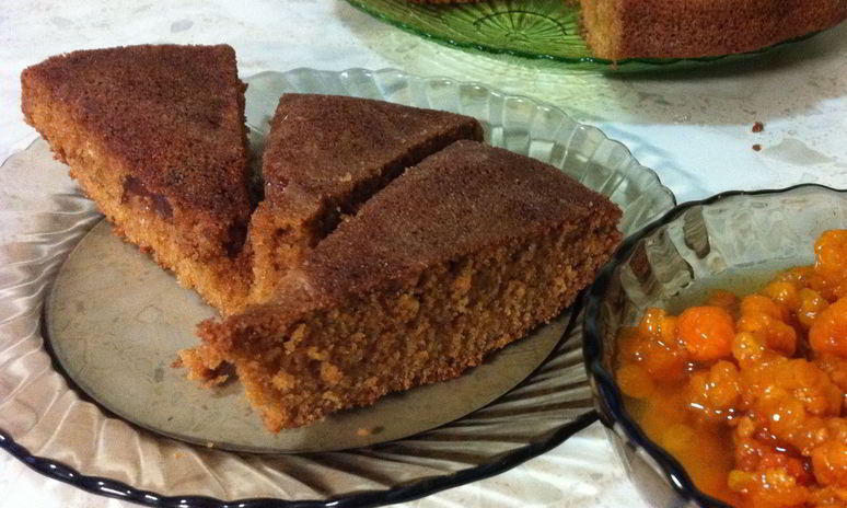 Рецепт манника с вареньем