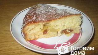 Манник с яблоками