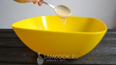 постный манник с яблоками