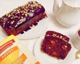 Постный шоколадный манник