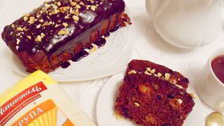 Постный шоколадный манник