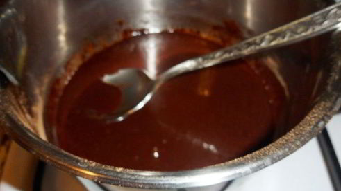 постный шоколадный манник