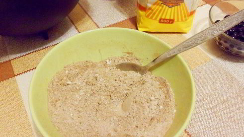 постный шоколадный манник