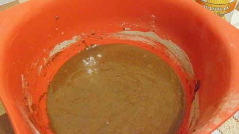 постный шоколадный манник