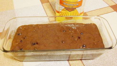 постный шоколадный манник