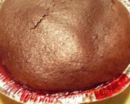 Шоколадный манник с ягодами