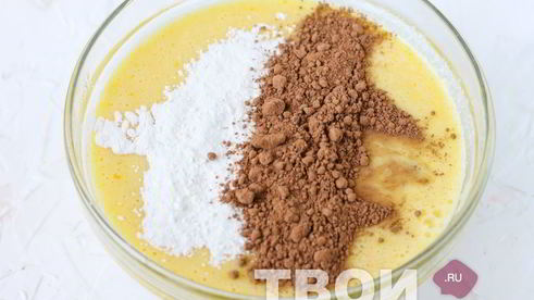 шоколадный манник