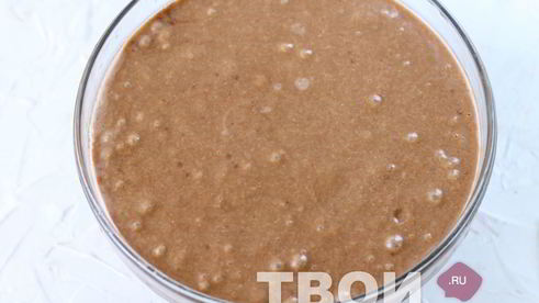 шоколадный манник