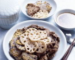 Грибные оладьи с петрушкой